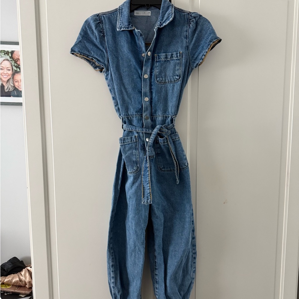 Zara Kids Denim Jumpsuit
